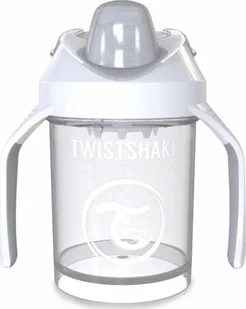 Twistshake Kubek niekapek z mikserem 230 ml biały 4m+ 3120533 - Kubki dla dzieci - miniaturka - grafika 1