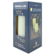 Świece - Świeca Dekoracyjna Led Grande 150Mm Kość Słoniowa 1 Sztuka - miniaturka - grafika 1