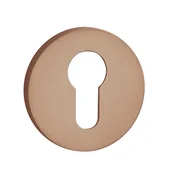 Klamki - Rozeta Na Wkładkę Krótka Okrągła Slim Miedź Szczotkowana Kuchinox - miniaturka - grafika 1