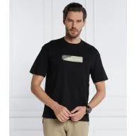Koszulki męskie - Calvin Klein T-shirt LAYERED GEL LOGO | Regular Fit - miniaturka - grafika 1
