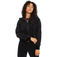 Bluzy damskie - Bluza damska czarna Puma Iconic T7 Velour r.40 L - miniaturka - grafika 1