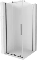 Kabiny prysznicowe - Mexen Velar kabina prysznicowa rozsuwana 120x120 cm, szron, gun gray szczotkowany - 871-120-120-31-66 - miniaturka - grafika 1