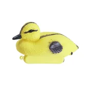 Pozostałe ozdoby ogrodowe - Figurka plastikowa kaczka pływająca 25 x 20 cm żółta - miniaturka - grafika 1