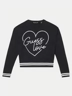 Swetry dla chłopców - Guess Sweter J4YR05 Z3FV0 Czarny Relaxed Fit - miniaturka - grafika 1
