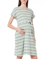Sukienki ciążowe - Esprit Maternity Sukienka damska z krótkim rękawem w paski, Frosty Green - 311, 40 - miniaturka - grafika 1