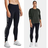 Spodnie sportowe damskie - Legginsy treningowe damskie UNDER ARMOUR szybkoschnące termoaktywne - miniaturka - grafika 1