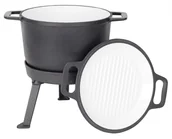 Gadżety do domu - Kociołek 3w1 emaliowany 10l mk602 - miniaturka - grafika 1