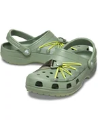Klapki i japonki damskie - Crocs Chodaki "Lockdown" w kolorze zielonym - miniaturka - grafika 1