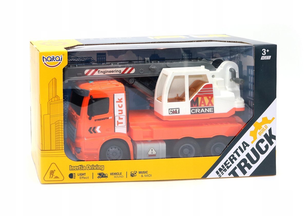 AUTO TIR DŹWIG ŚWIATŁA SYGNAŁY 33 CM