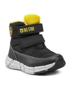 Buty dla chłopców - Big Star Kozaki II374070 Czarny - grafika 1