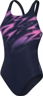 Speedo Damski strój kąpielowy Speedo HYPERBOOM PLMT MSBK AF navy/pink rozmiar 28 - Stroje kąpielowe - miniaturka - grafika 1