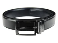 Paski - Pasek męski PIERRE CARDIN FWJX5 DOUBLE BLACK-BLUE - miniaturka - grafika 1
