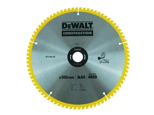 Dewalt DeWALT ostrze do piły tarczowej stationär 305 X 30 X 2.41 80 WZ, 7 stopni, dt1184 budowlane QZ DT1184-QZ - Tarcze do pił - miniaturka - grafika 3