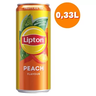 Lipton Ice Tea Peach Napój niegazowany 330 ml - Soki i napoje niegazowane - miniaturka - grafika 1