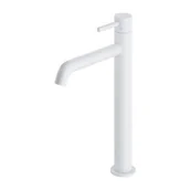 Baterie umywalkowe - Omnires Y Bateria umywalkowa wysoka biały mat Y1212WM - miniaturka - grafika 1