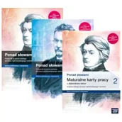 Podręczniki do technikum - Pakiet Ponad słowami 2. Podręcznik. Część 1 i 2 oraz Maturalne karty pracy z dziennikiem lektur do języka polskiego dla liceum ogólnokształcącego i technikum. Zakres podstawy i rozszerzony - miniaturka - grafika 1