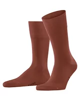Skarpetki damskie - FALKE Mężczyźni Skarpety Tiago M SO Organiczna Bawełna jednokolorowe 1 Para, Brązowy (Cayenne 5163), 43-44 - miniaturka - grafika 1