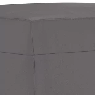 4-cz. komplet wypoczynkowy z poduszkami, szary, ekoskóra Lumarko! - Sofy i kanapy - miniaturka - grafika 11