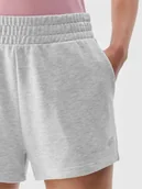 Spodenki damskie - 4F Spodenki damskie dresowe szorty 4FWMM00TSHOF542-27M Szary Roz. L - miniaturka - grafika 1