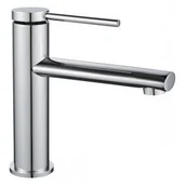 Baterie umywalkowe - Rea B6514 Oval Chrome Bateria umywalkowa niska - miniaturka - grafika 1