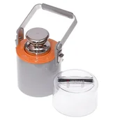 Akcesoria do urządzeń pomiarowych - Wzorzec masy / odważnik klasy F1 10kg w opakowaniu z tworzywa Troemner (USA) - miniaturka - grafika 1