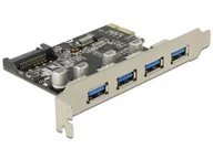 Kontrolery - DeLOCK Kontroler PCI Express 4x USB 3.0 89297 - miniaturka - grafika 1