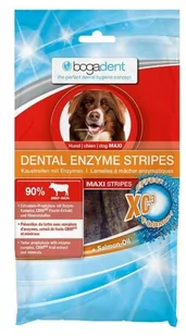 Bogadent bogadent Dental enzymy Stripes Maxi psa 100 G, 4er Pack (4 X 100 G) - Przysmaki dla psów - miniaturka - grafika 1
