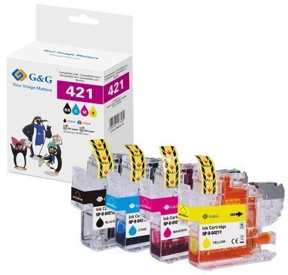 Tusz G&G Patrone Brother LC421VAL Multip.4x200 Seiten C,M,Y,BK 20553