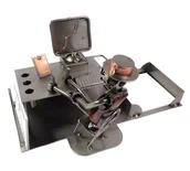 Figurki dekoracyjne - Metalowa figurka Przybornik Sekretarz. Praktyczna dekoracja do biura - miniaturka - grafika 1