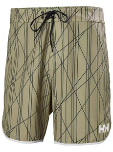 Helly Hansen Szorty kąpielowe "Curve Board" w kolorze oliwkowo-czarnym - Kąpielówki męskie - miniaturka - grafika 1