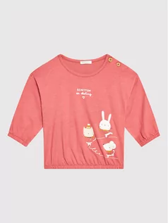 Bluzy dla chłopców - Benetton United Colors Of Bluzka 3ATNMM29A Różowy Regular Fit - grafika 1