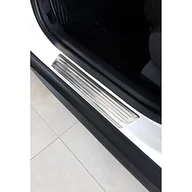 Nakładki progowe - Avisa 2/04013 listwy progowe ze stali szlachetnej pasujące do Citroën C3 Aircross II 2017- 'Lines' - 4-częściowe - miniaturka - grafika 1