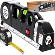 Poziomice, łaty, miary - Poziomica Laserowa z Miarą 250 cm Laser 3 Libelki BIGSTREN - miniaturka - grafika 1