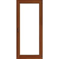 Okna - Lupol 2-szybowe balkonowe lakier kolor afromozja OB3 RU 865x2095 mm - miniaturka - grafika 1