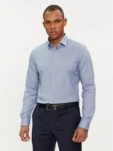 Calvin Klein Koszula K10K112305 Niebieski Slim Fit - Koszule męskie - miniaturka - grafika 1