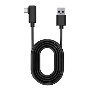 Kabel do okularów VR Alogy przewód USB do USB Type-C 5m do Oculus Link Quest 1 2 Czarny - Kable komputerowe i do monitorów - miniaturka - grafika 4