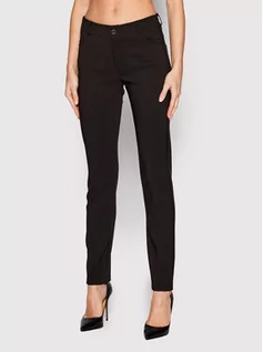 Spodnie damskie - Rinascimento Spodnie materiałowe CFC0110089003 Czarny Regular Fit - grafika 1