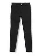 Legginsy - ONLY Onlblush Life Hw Sk legginsy damskie Noos, czarny denim, XXL - miniaturka - grafika 1