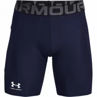 Spodnie sportowe męskie - Męskie legginsy krótkie treningowe Under Armour UA HG Armour Shorts - granatowe - UNDER ARMOUR - miniaturka - grafika 1