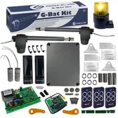 Zestawy do bram - Genius Zestaw startowy G-BAT 400 do bramy dwuskrzydłowej + Lampa GUARD - miniaturka - grafika 1