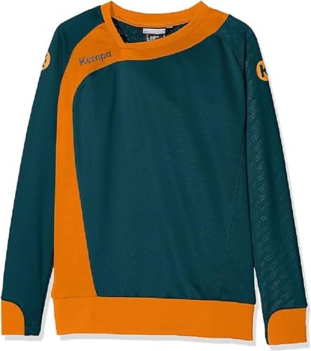 Kempa Peak Training Top męski top treningowy, petrol/pomarańczowy, 152