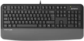 Klawiatury - A4 Tech A4Tech A4tech FK20, multimedialna klawiatura biurowa, CZ/US, USB, szary FK20-GY - miniaturka - grafika 1