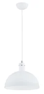 Lampy sufitowe - Klasyczna lampa wisząca w białym kolorze AL 61345 z serii DAMA - miniaturka - grafika 1