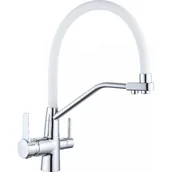 Baterie kuchenne - Mexen Duo bateria kuchenna chrom/biała - 671701-02 - miniaturka - grafika 1