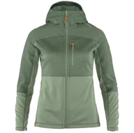 Kurtki i kamizelki sportowe damskie - Kurtka damska Fjällräven Abisko Trail Fleece W Rozmiar: S / Kolor: zielony - miniaturka - grafika 1