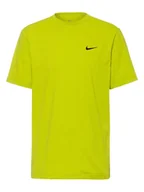 Koszulki sportowe męskie - Nike Koszulka sportowa w kolorze żółtym - miniaturka - grafika 1