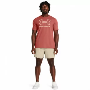 Męskie spodenki dresowe Under Armour UA Rival Terry 6in Short - beżowe - UNDER ARMOUR - Spodnie sportowe męskie - miniaturka - grafika 1
