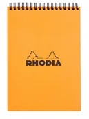 Notesy i bloczki - Notatnik Rhodia A5, kratka, pomarańczowy - miniaturka - grafika 1