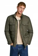 Kurtki męskie - PEPE JEANS KURTKA MĘSKA KHAKI PRZEJŚCIOWA L JYB - miniaturka - grafika 1