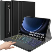 Etui do tabletów - Etui z klawiaturą RGB Bluetooth do Samsung Galaxy Tab S9S9 FE S10 FE case - miniaturka - grafika 1